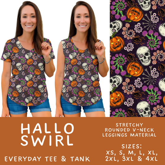 Batch #560 - Halloween 4 - Closes 7/26 - ETA late Sept - Hallo Swirl Everyday Tank & Tee