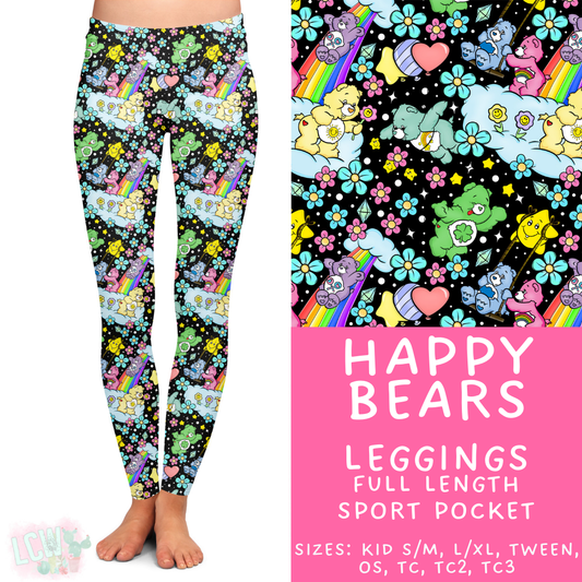 Batch #471 - November Request Run - Closes 1/2 - ETA late Feb - Happy Bears Full Length Leggings