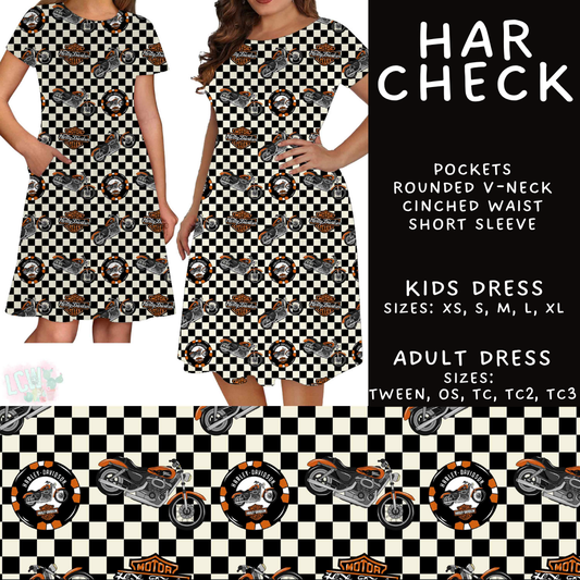 Batch #607 - Fun Run 28 - Closes 11/2 - ETA early Jan - Har Check Adult & Kids Dresses