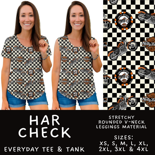 Batch #607 - Fun Run 28 - Closes 11/2 - ETA early Jan - Har Check Everyday Tank & Tee