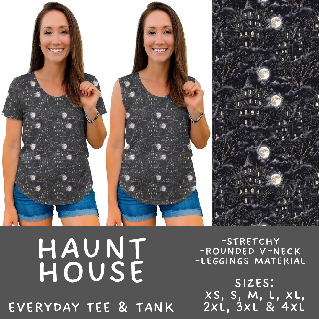 Batch #556 - Halloween 3 - Closes 7/15 - ETA mid Sept - Haunt House Everyday Tank & Tee