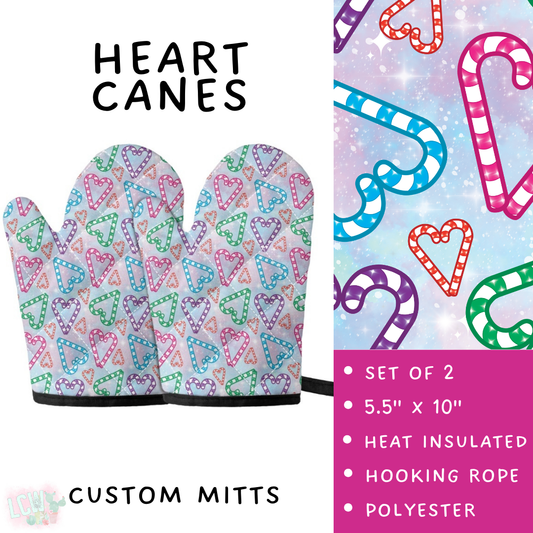 Batch #416 - Baking Spirits Bright 2 - Closes 9/19 - ETA early Nov - Heart Canes Oven Mitts