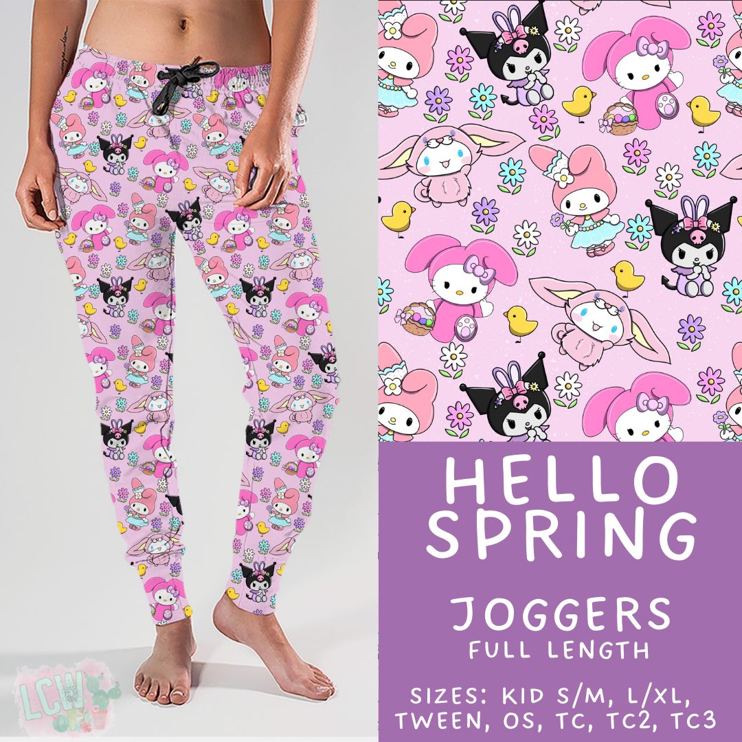 Batch #477 - Magical Character Easter - Closes 1/12 ETA - Early March - Hello Spring Joggers