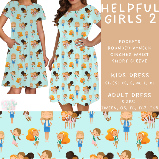 Batch #429 - Cookie Dealer 3 - Closes 10/13 - ETA late Nov - Helpful Girls 2 Women's & Girls Dresses