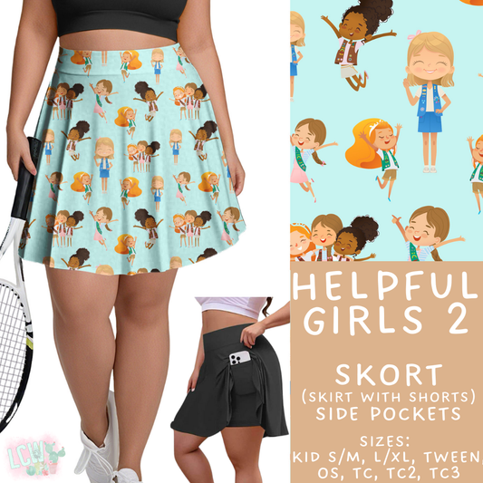 Batch #429 - Cookie Dealer 3 - Closes 10/13 - ETA late Nov - Helpful Girls 2 Skort