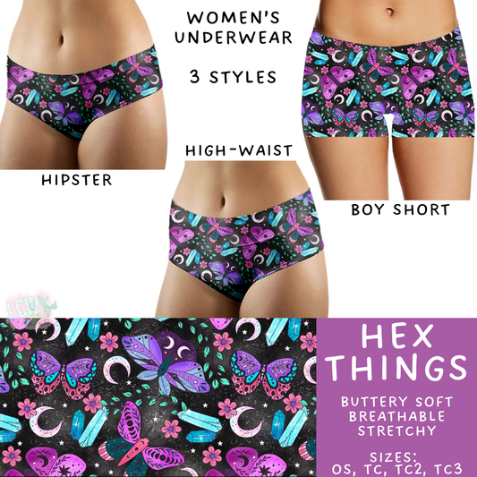 Batch #340 - Comfortable Underwear 4 - Closes 5/16 - ETA early July - Hex Things Women's Underwear