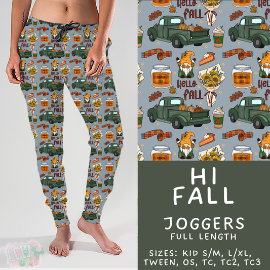 Batch #403 - Hello Fall 2 - Closes 8/28 - ETA mid October - Hi Fall Joggers