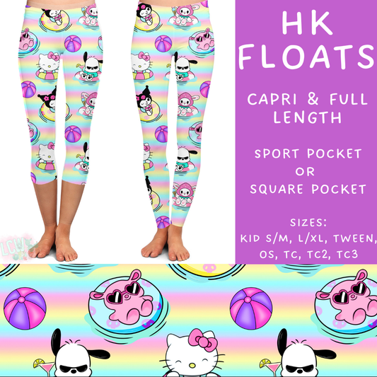 Batch #339 - Character Summer - Closes 5/15 - ETA mid July - HK Floats Full and Capri Length Leggings