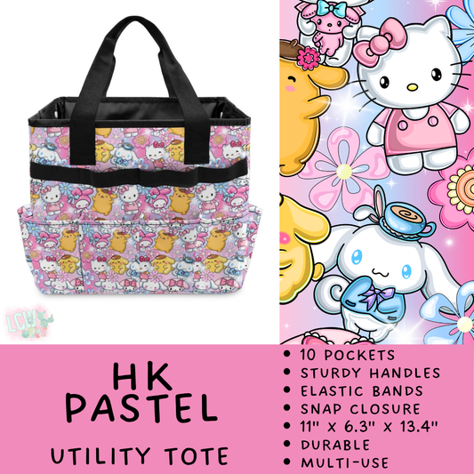 Batch #549 - Utility Tote 2 - Closes 6/29 - ETA late August - HK Pastel Utility Tote