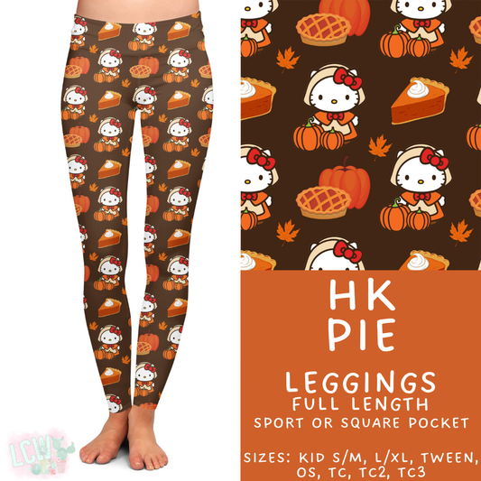 Batch #409 - Character Fall 2 - Closes 9/8 - ETA late October - HK Pie Full Length Leggings