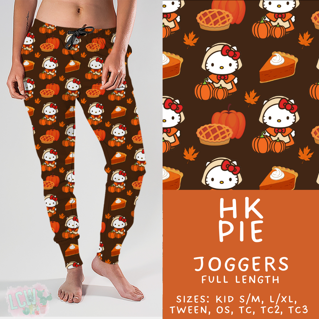 Batch #409 - Character Fall 2 - Closes 9/8 - ETA late October - HK Pie Joggers