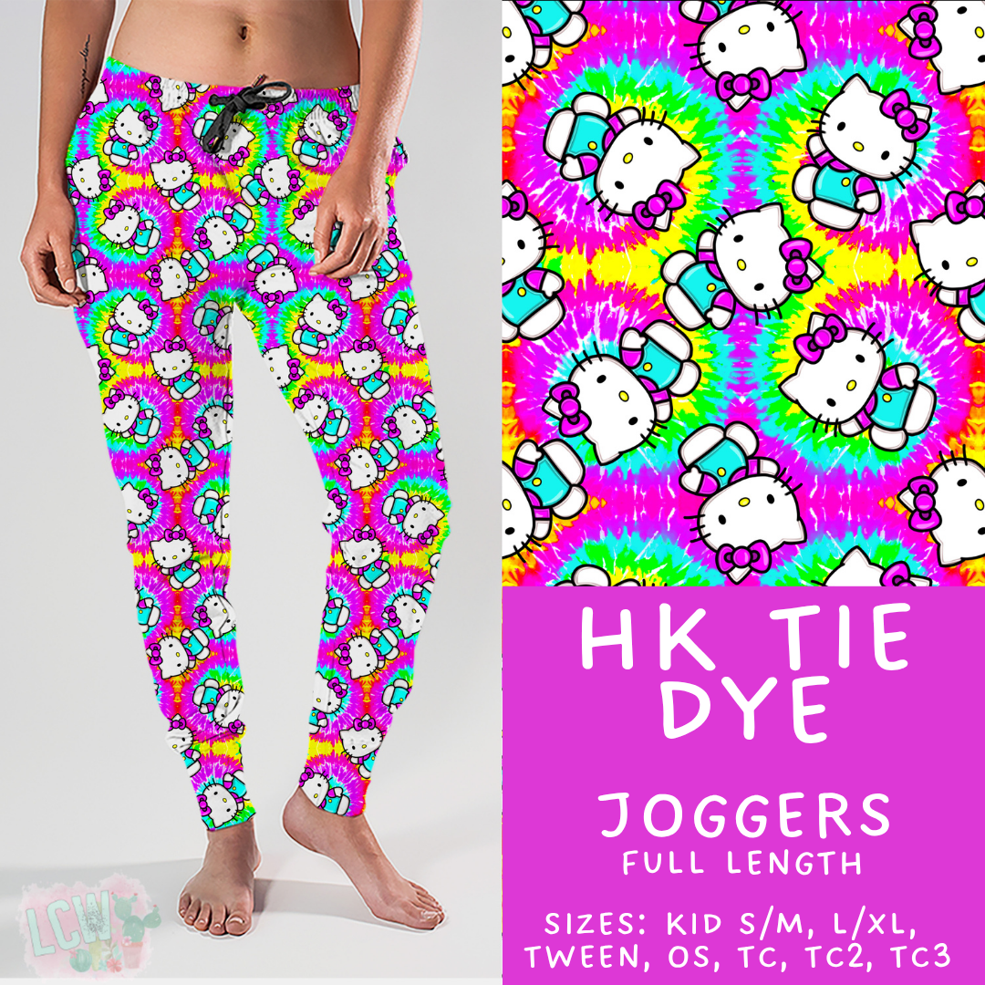 Batch #454 - Cool Characters 10 - Closes 11/26 - ETA mid Jan - HK Tie Dye Joggers