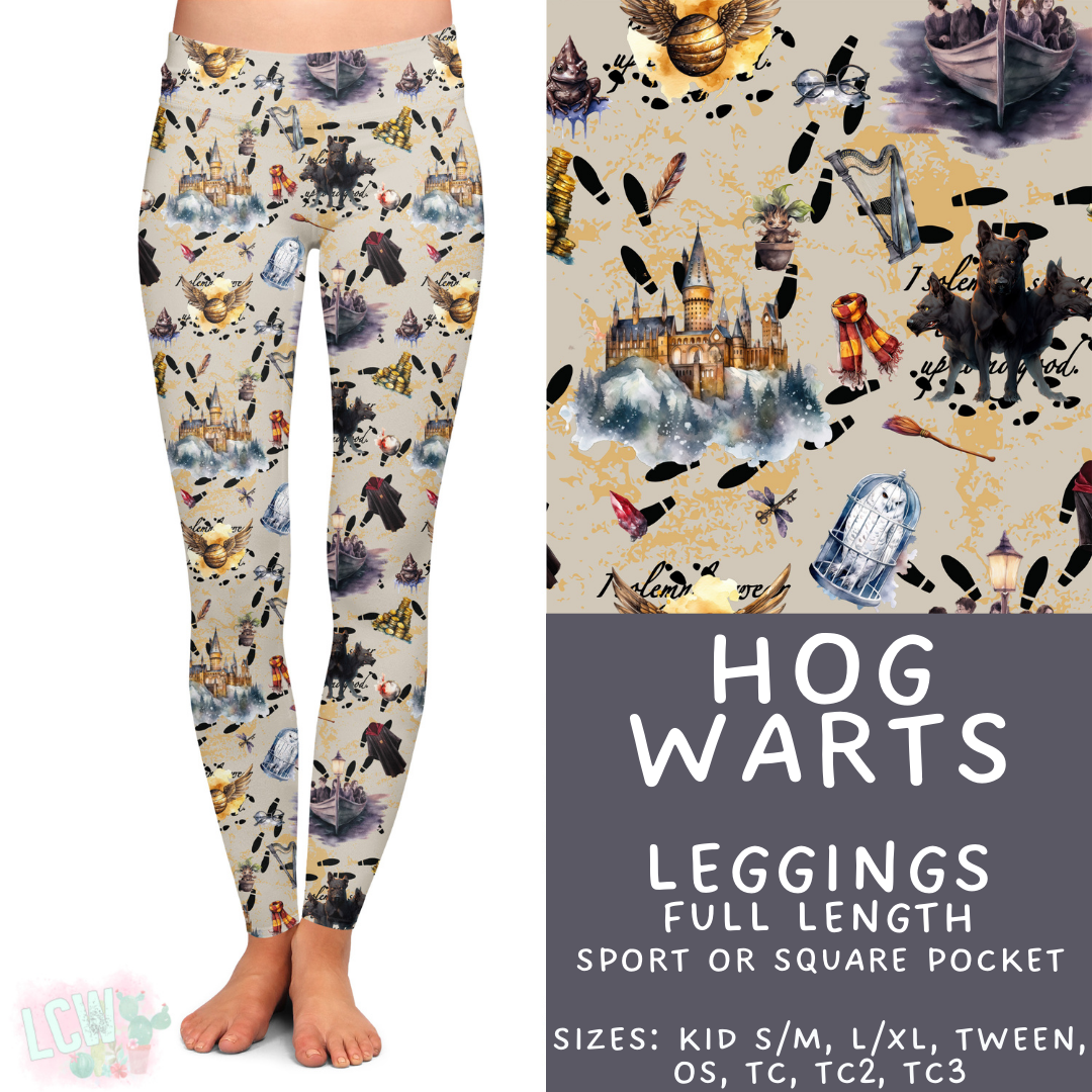 Batch #421 - Fun Run 15 - Closes 9/29 - ETA mid/late Nov - Hog Warts Full Length Leggings