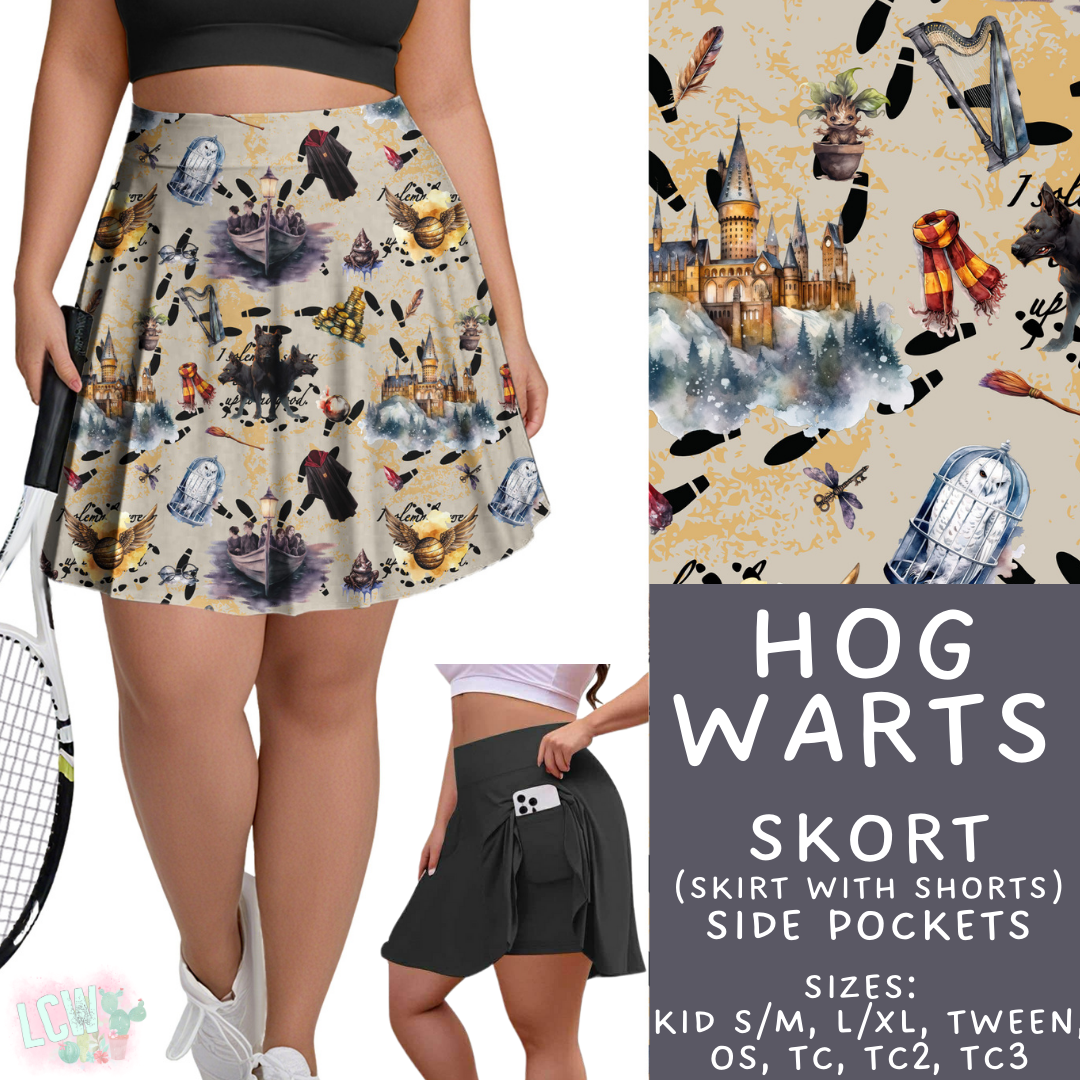 Batch #421 - Fun Run 15 - Closes 9/29 - ETA mid/late Nov - Hog Warts Skort