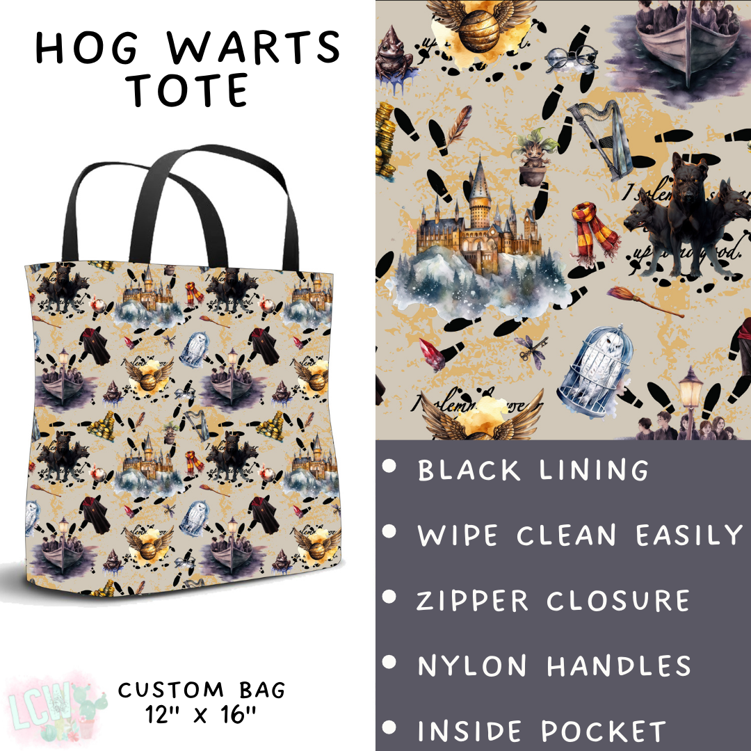 Batch #421 - Fun Run 15 - Closes 9/29 - ETA mid/late Nov - Hog Warts Tote