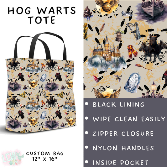 Batch #421 - Fun Run 15 - Closes 9/29 - ETA mid/late Nov - Hog Warts Tote