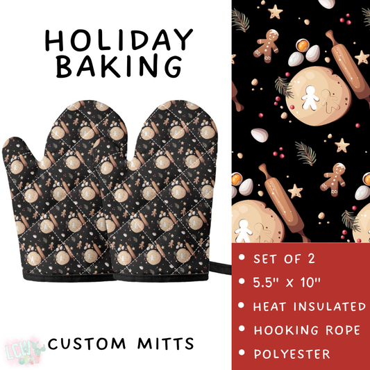 Batch #416 - Baking Spirits Bright 2 - Closes 9/19 - ETA early Nov - Holiday Baking Oven Mitts