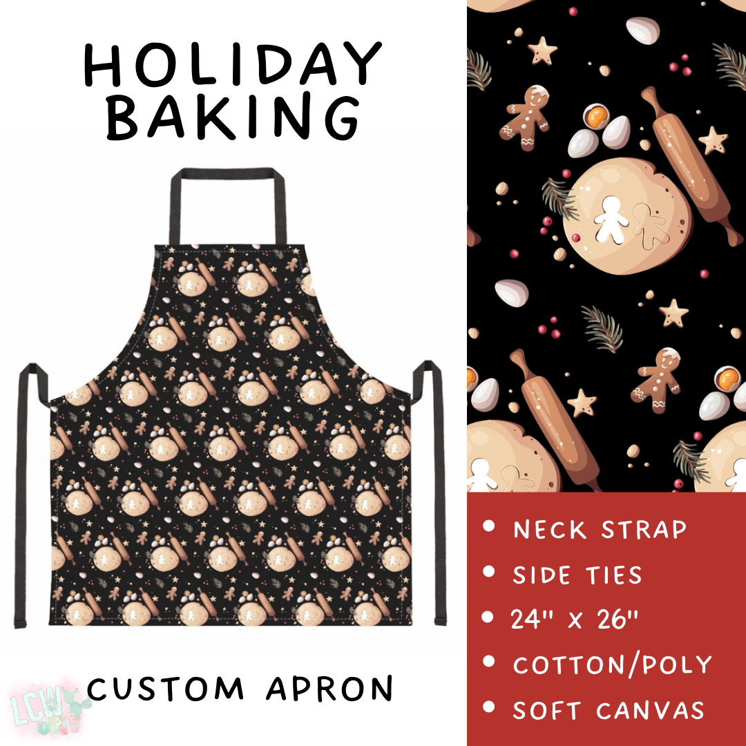 Batch #416 - Baking Spirits Bright 2 - Closes 9/19 - ETA early Nov - Holiday Baking Apron