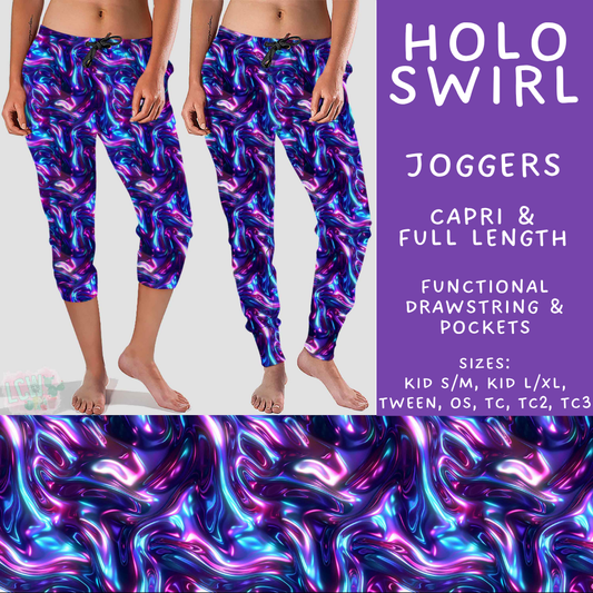 Batch #562 - Fun Run 25 - Closes 7/29 - ETA late Sept - Holo Swirl Full and Capri Length Joggers