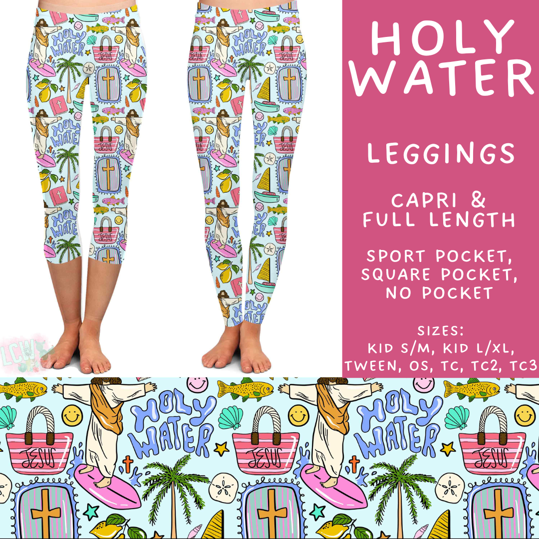 Batch #550 - Fun Run 24 - Closes 7/1 - ETA early Sept - Holy Water Full and Capri Length Leggings