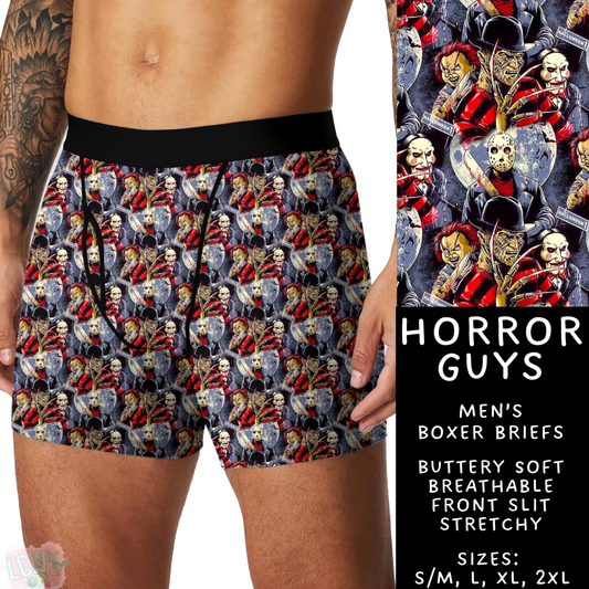 Batch #340 - Comfortable Underwear 4 - Closes 5/16 - ETA early July - Horror Guys Men's Boxer Briefs