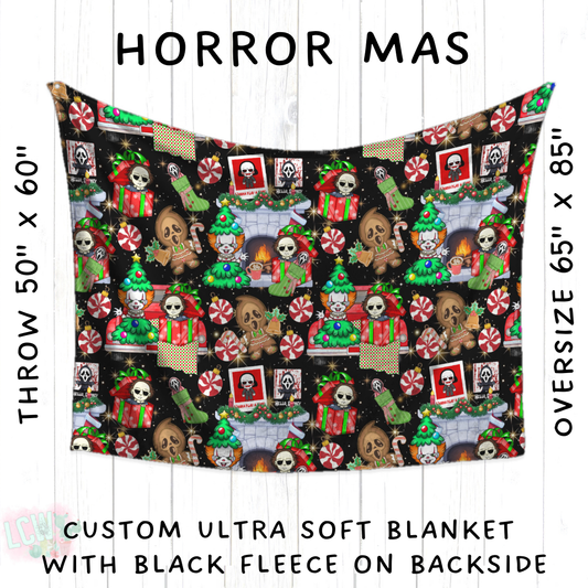 Batch #428 - Christmas Spirit - Closes 10/10 - ETA late Nov - Horror Mas Blanket