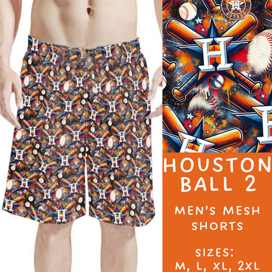 Batch #498 - Strike Out 3 - Closes 3/2 - ETA early May - Houston Ball 2 Men's Shorts