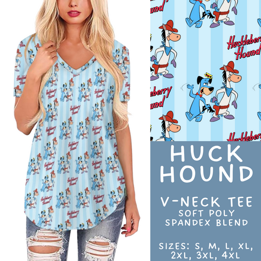 Batch #411 - July Request Run - Closes 9/11 - ETA late October - Huck Hound V-Neck Tee