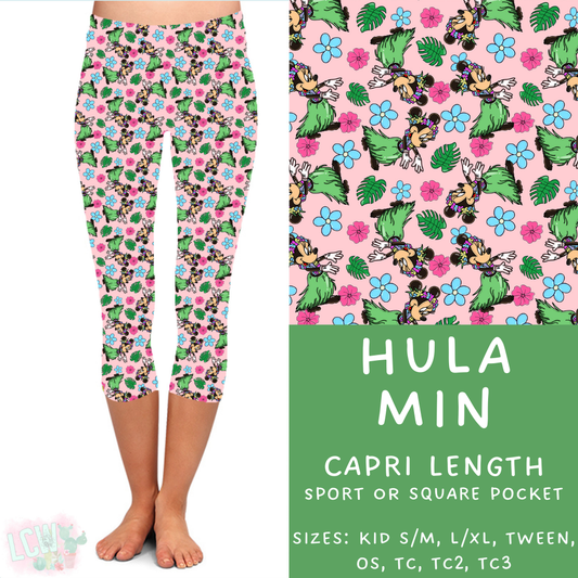 Batch #333 - Magical Summer - Closes 5/7 - ETA late June - Hula Min Full and Capri Length Leggings