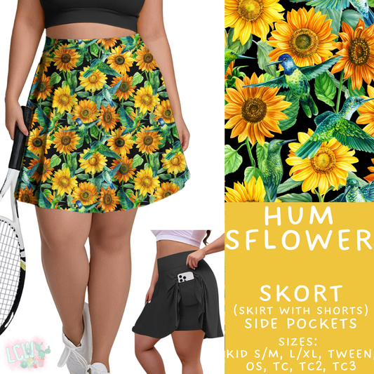 Batch #427 - August Request Run - Closes 10/9 - ETA late Nov - Hum SFlower Skort