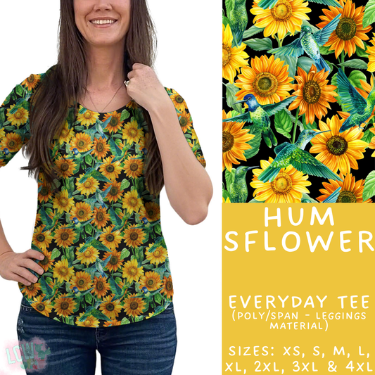 Batch #427 - August Request Run - Closes 10/9 - ETA late Nov - Hum SFlower Everyday Tee