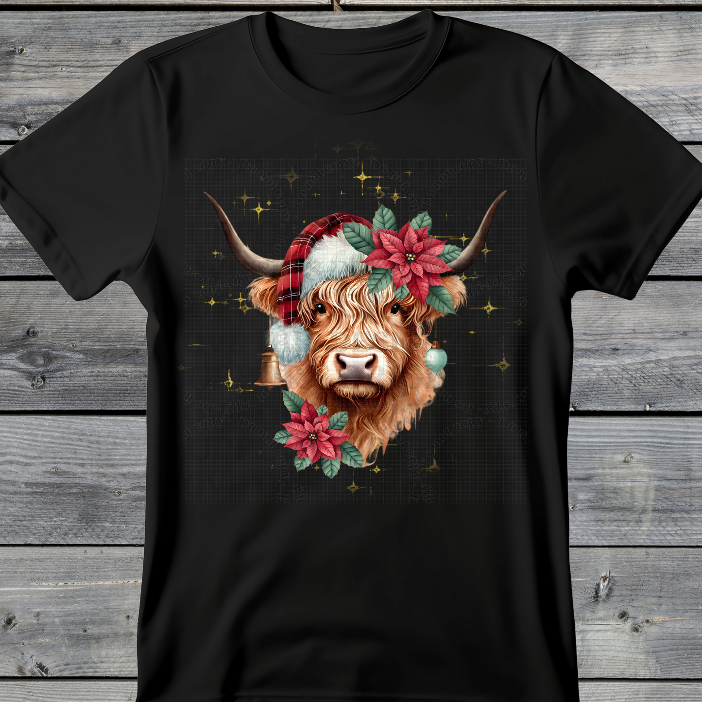 "Holiday Highland Cow" Collab Run Tee Run 355 Closing 8/27