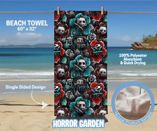 Preorder! Closes 5/15. ETA August. Horror Garden Towel