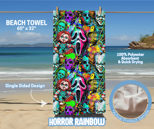 Preorder! Closes 5/15. ETA August. Horror Rainbow Towel