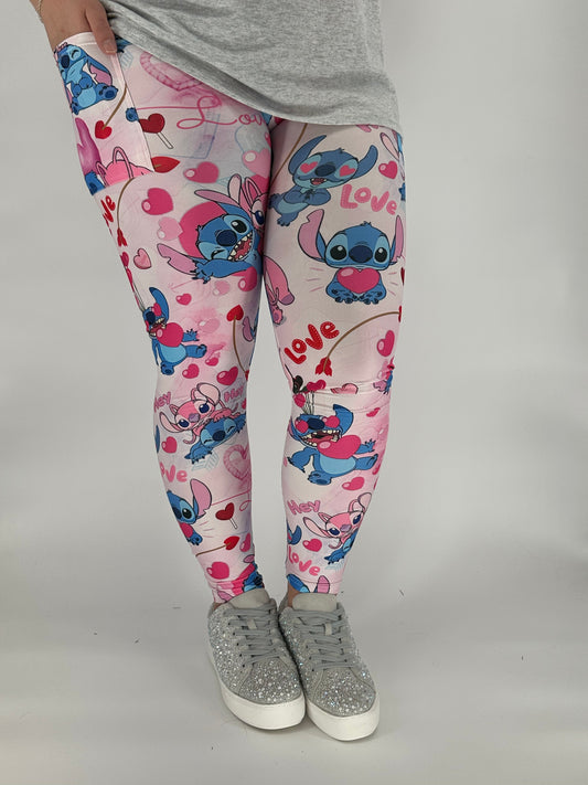 Love Monster Leggings w/ Pockets