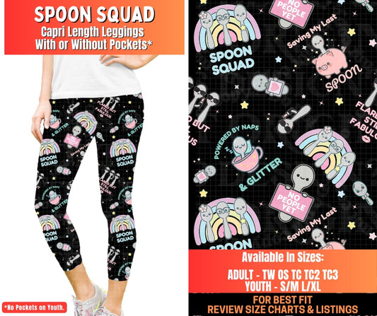 Spoonie Preorder! Closes 12/17. ETA March. Capri Length Leggings w/wo Pockets