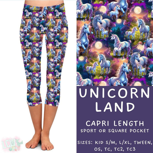 Unicorn Land - PBO Capris - Closes 7/15 - ETA early/mid Sept - May Request Run 12 B365