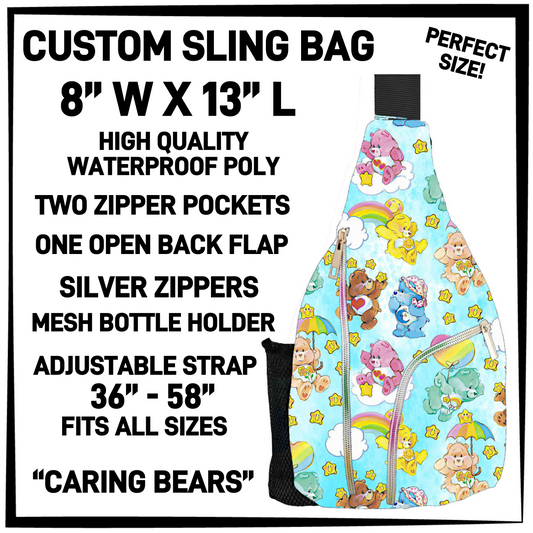 S13G - Caring Bears Sling Bag - Preorder Closing 1/15 ETA: Mid-March