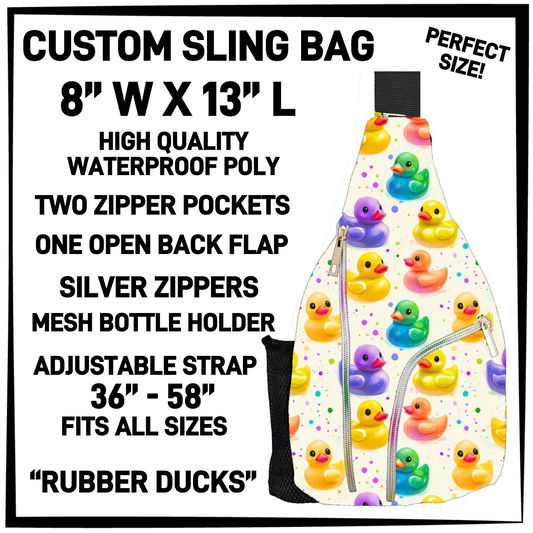 S13G - Rubber Ducks Sling Bag - Preorder Closing 1/15 ETA: Mid-March