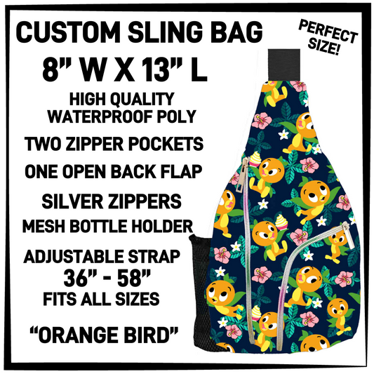 S13G - Orange Bird Sling Bag - Preorder Closing 1/15 ETA: Mid-March