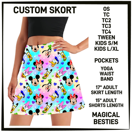 S9MG - Magical Besties Skort with Pockets - Preorder Closing 1/29 ETA: Late April