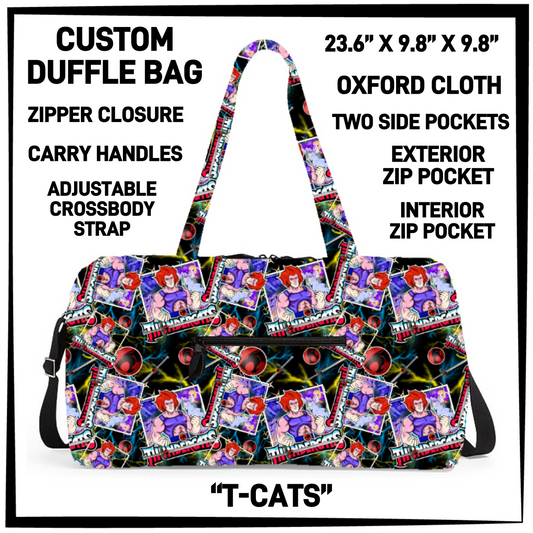 DF2B - T-Cats Duffel Bag - Preorder Closing 6/25 ETA: Late Aug