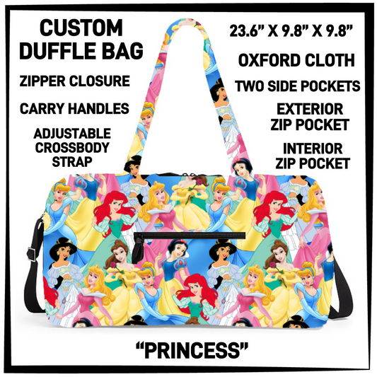 DF2B - Princess Duffel Bag - Preorder Closing 6/25 ETA: Late Aug