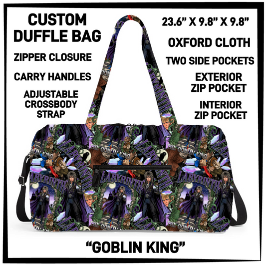 DF2B - Goblin King Duffel Bag - Preorder Closing 6/25 ETA: Late Aug