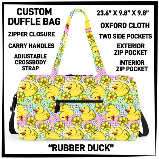 DF2B - Rubber Duck Duffel Bag - Preorder Closing 6/25 ETA: Late Aug