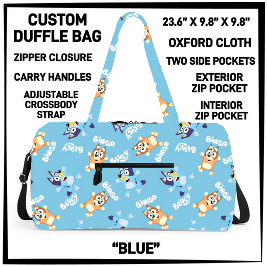 DF2B - Blue Duffel Bag - Preorder Closing 6/25 ETA: Late Aug