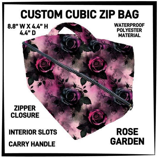 CZ1B - Rose Garden Cubic Zip Bag - Preorder Closing 7/8 ETA: Early Sept