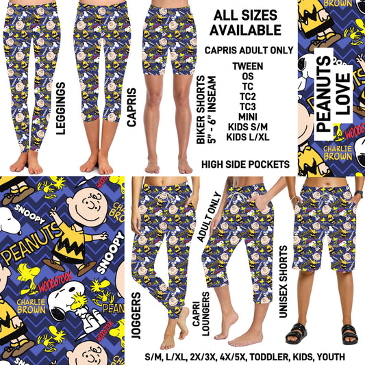 RTS - Peanuts Love Unisex Shorts