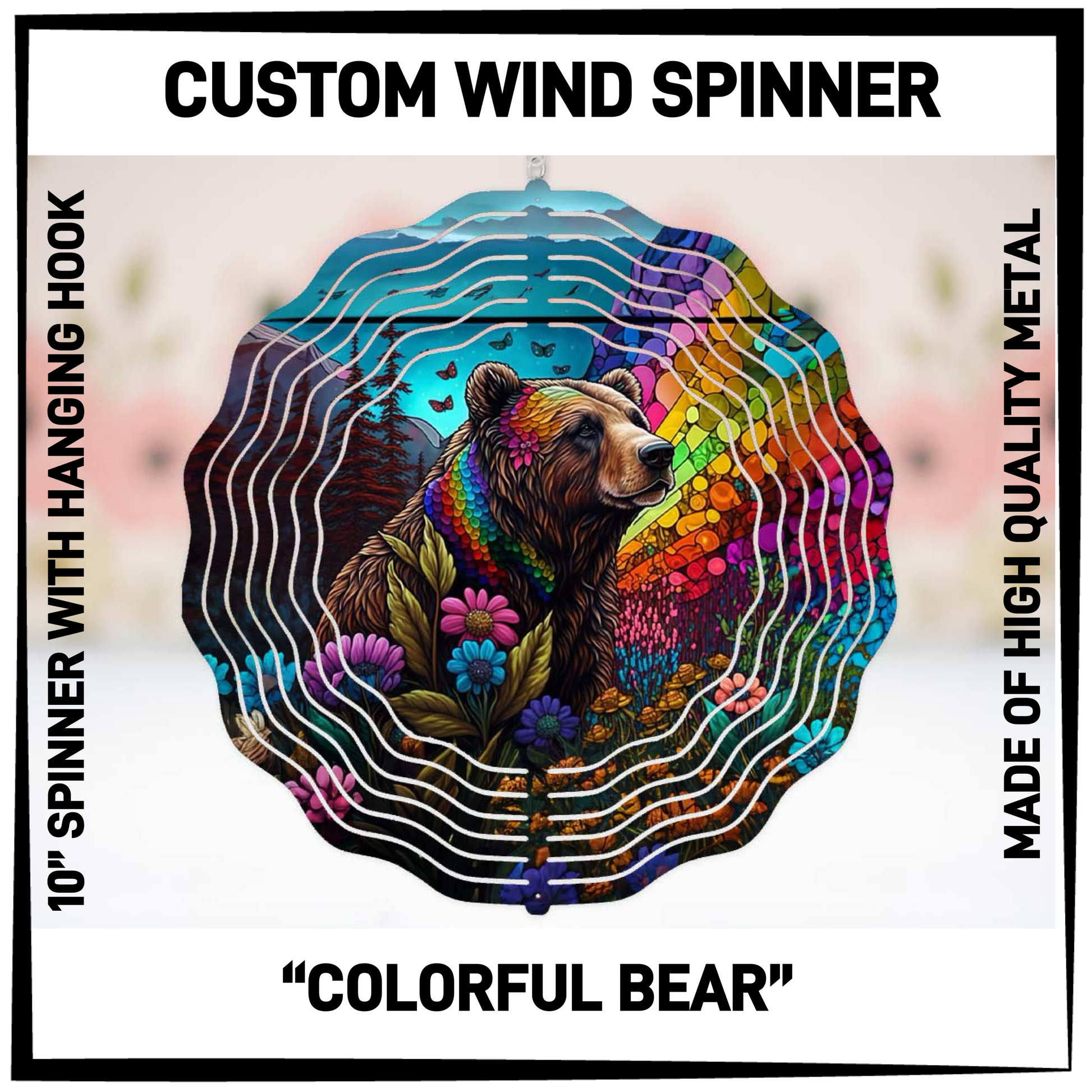 WP4S - Colorful Bear Wind Spinners - Preorder Closing 2/26 ETA: Late April - Alonna's Legging Land