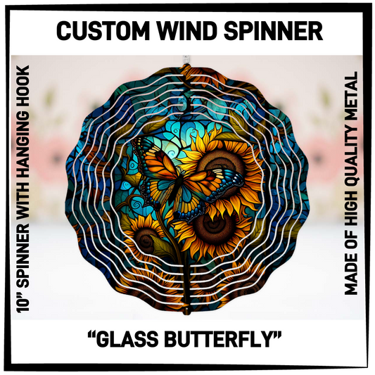 WP4S - Glass Butterfly Wind Spinners - Preorder Closing 2/26 ETA: Late April - Alonna's Legging Land